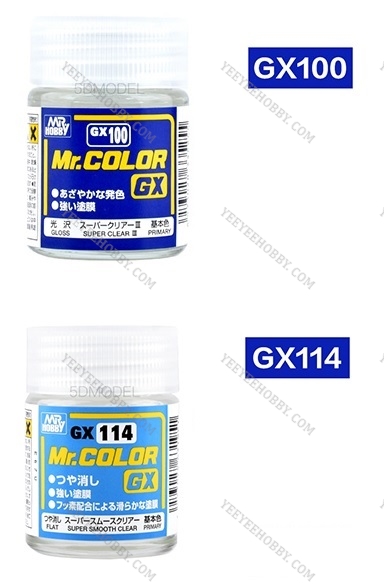 Sơn mô hình/sơn phủ/sơn bảo vệ mr hobby - mr color gx super clear / super smooth clear