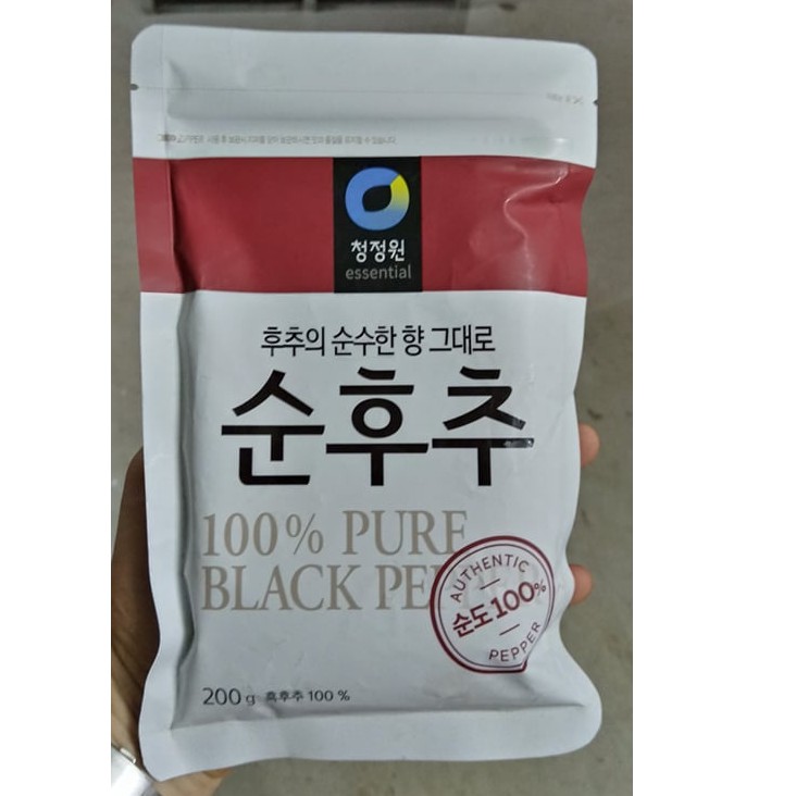 Bột tiêu đen hàn quốc gói 200g