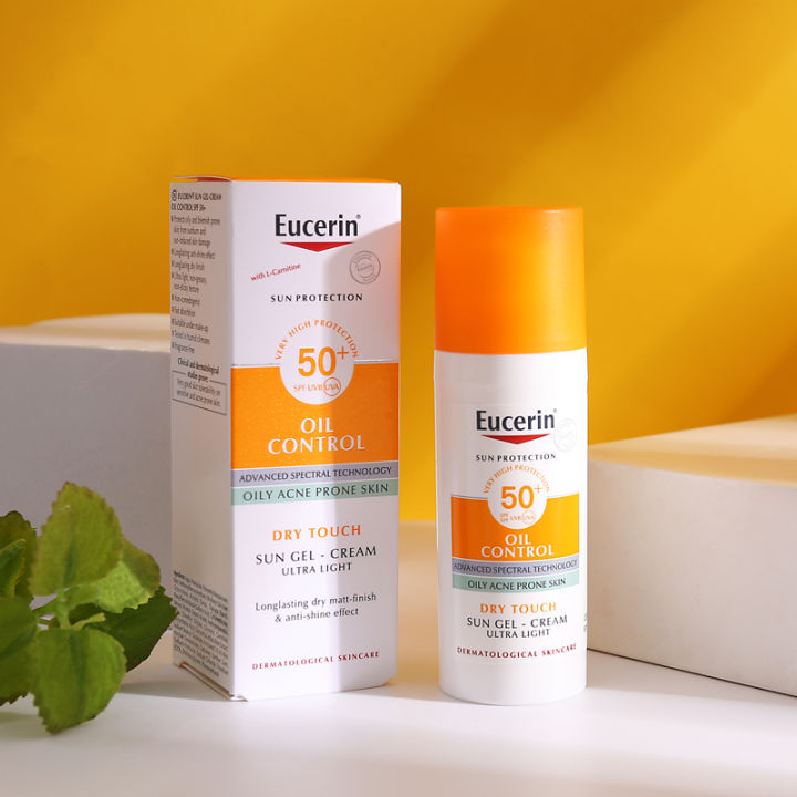 Kem chống nắng kiểm soát nhờn eucerin oil control dry touch spf50+ 50ml
