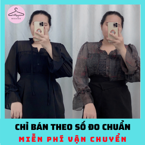 Sơ mi bèo bigsize | sơ mi tiểu thư linhh nguyễn bigsize
