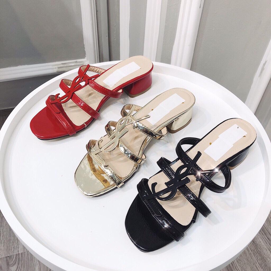 Dép nữ thời trang quai ngang đế 3 phân lên chân cực đẹp