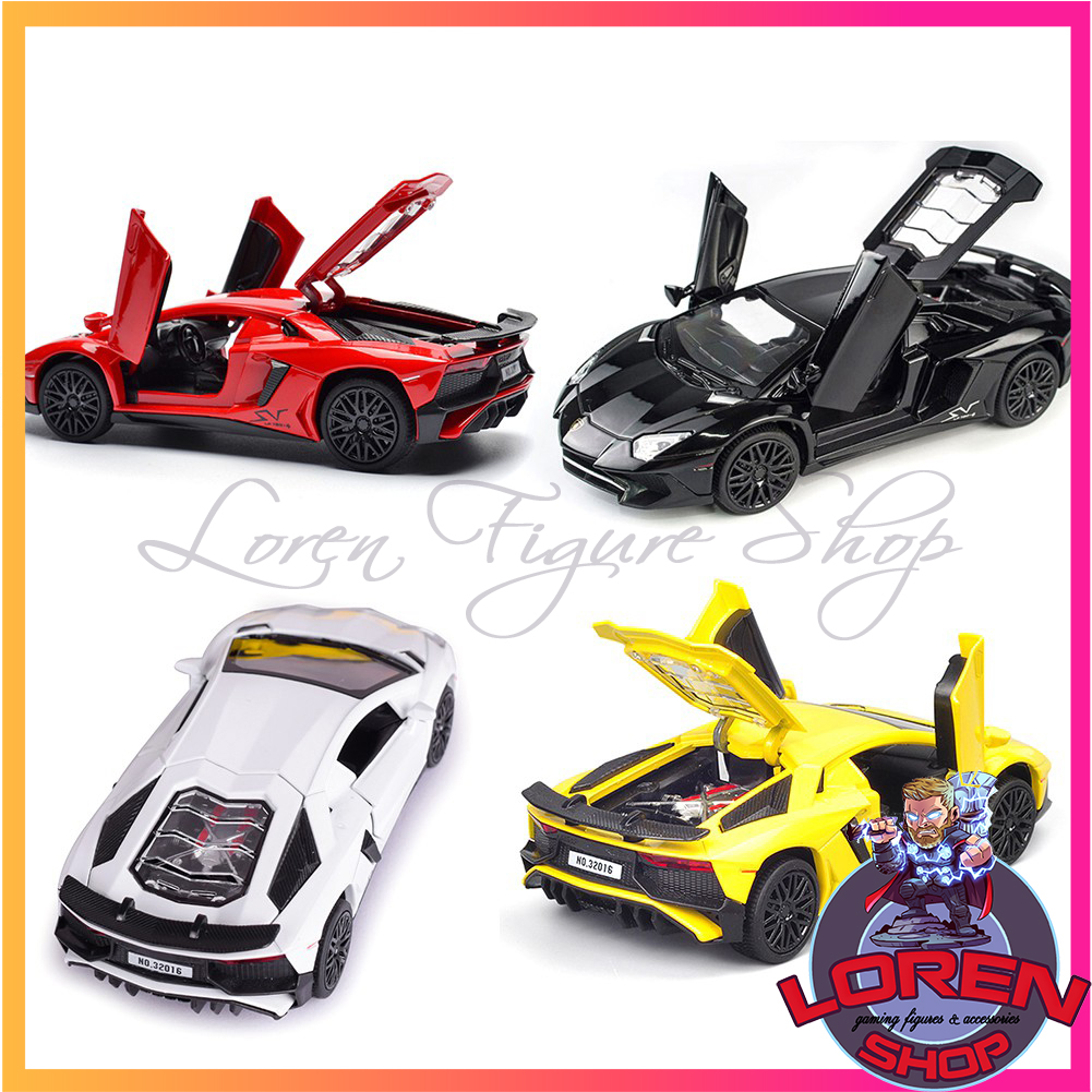 Mô hình ô tô kim loại tỷ lệ 1:32 | Lamborghini Aventador lp740