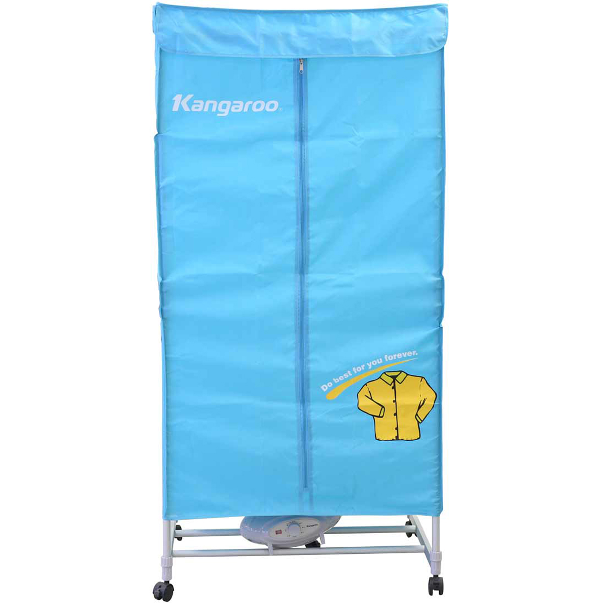 Máy sấy quần áo kangaroo kg307h, dạng tủ, hồng