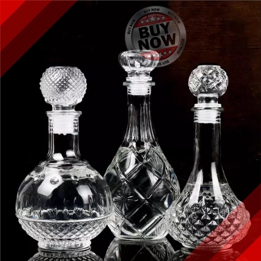 Chai Đựng Rượu Thủy Tinh - Bình Ngâm Rượu - Chai Rượu Kiểu – Chai Thủy Tinh 750ml – Vỏ Chai Rượu 850ml - Topbanchaynhat