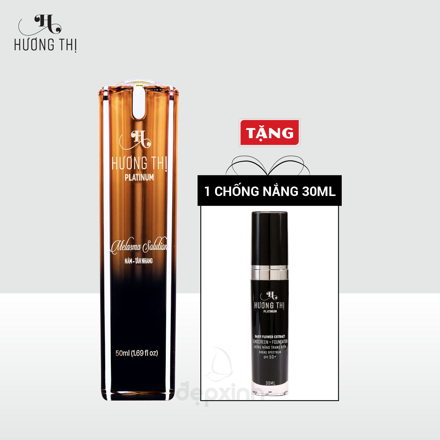 [Tặng 1 KCN 30ml] Kem hỗ trợ ngăn ngừa nám Hương Thị Melasma Solution 50ml