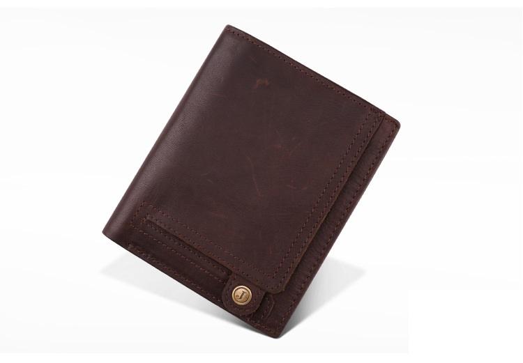 Ví đứng da bò cao cấp mẫu ví đựng vừa giấy tờ xe ngày xưa kiểu dáng thời trang thanh lịch kích thước 12,5*10,5*2cm VC12 thatchatstore