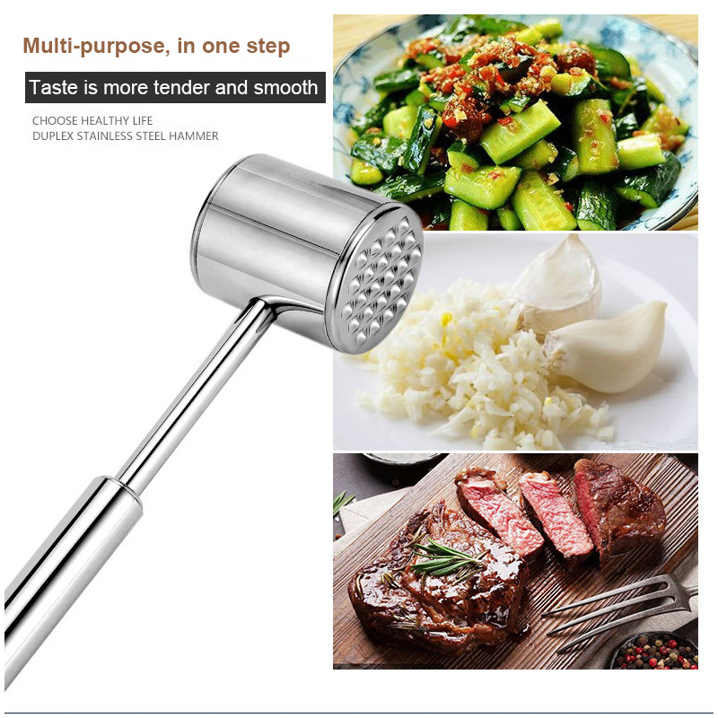 Búa làm mềm thịt chất liệu thép không gỉ chắc chắn tiện dụng