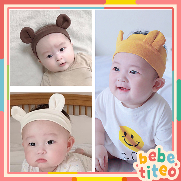 Băng Đô Tai Gấu Turban Tai Gấu Hàn Quốc Siêu Yêu Cho Bé
