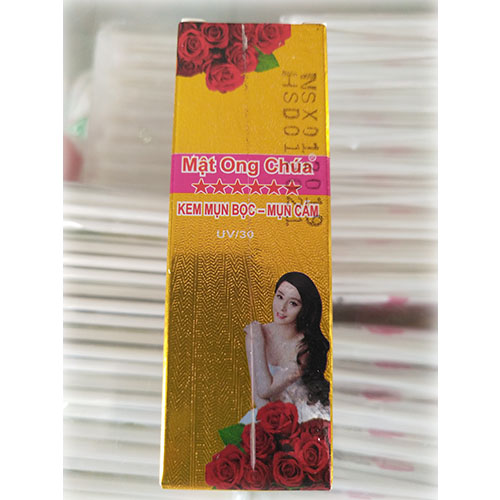 [HCM]Mật ong chúa kem trị mụn bọc mụn cám 15g