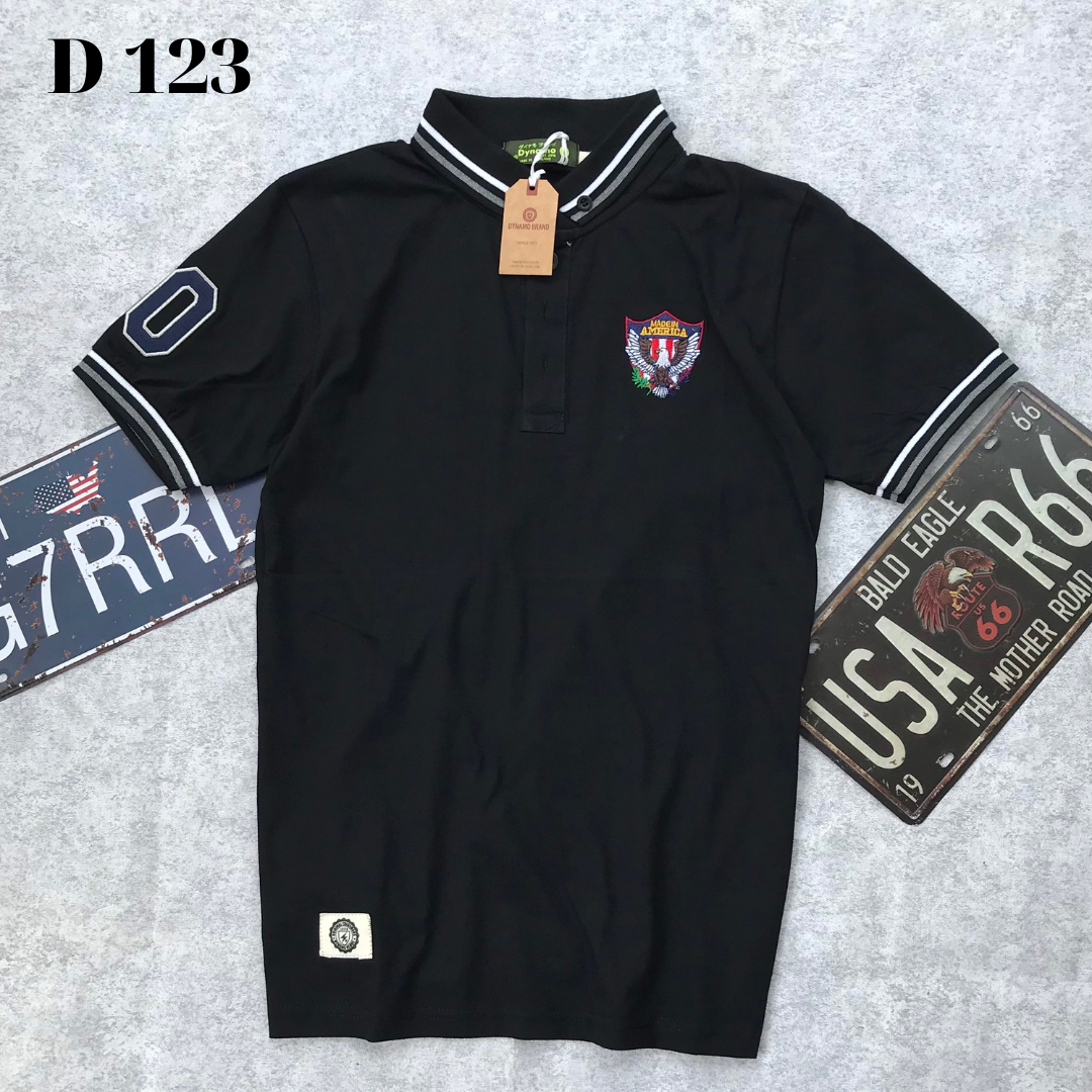 Áo thun nam có cổ Thái Lan 100% cotton