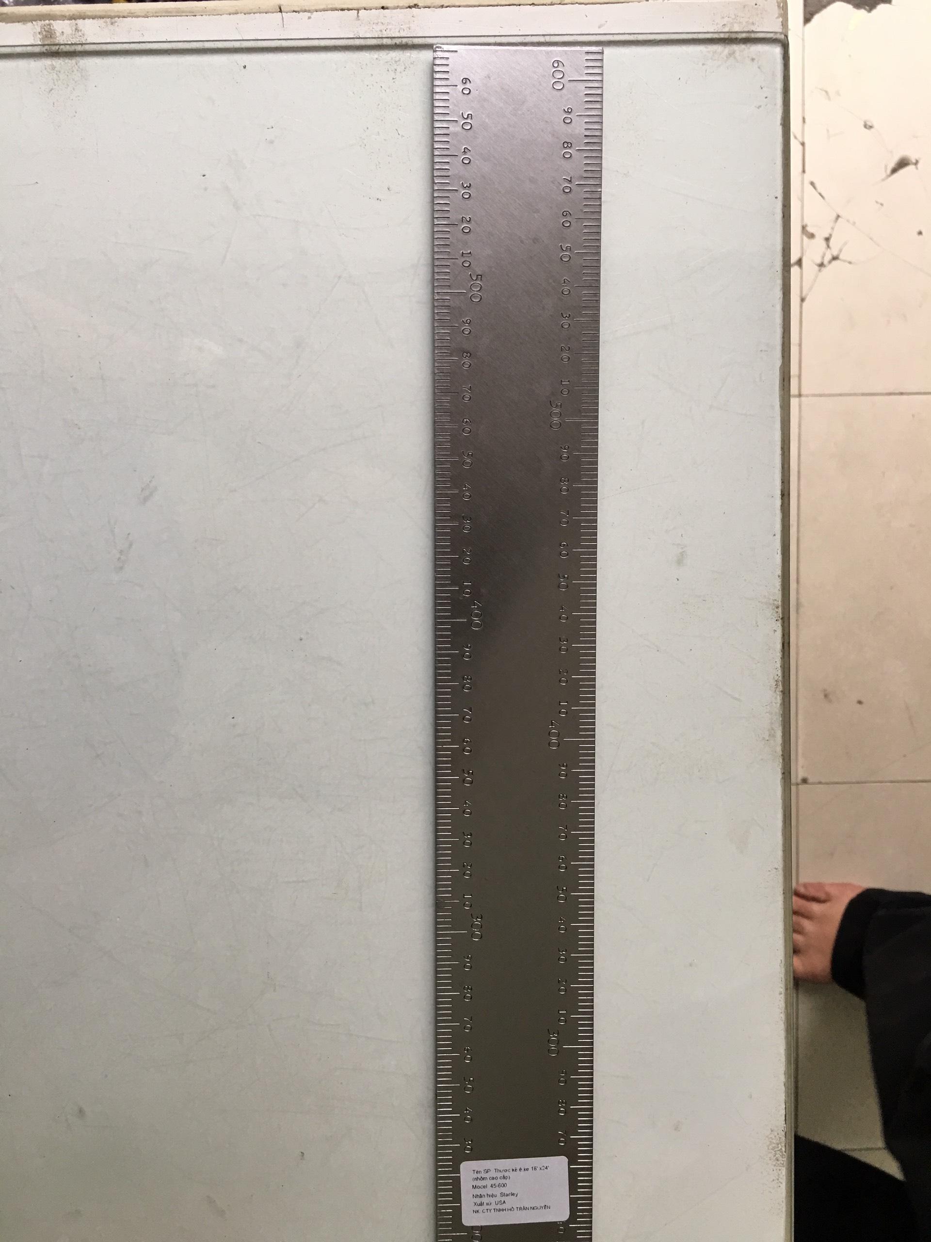 600x400mm thước đo góc vuông nhôm stanley 45-600