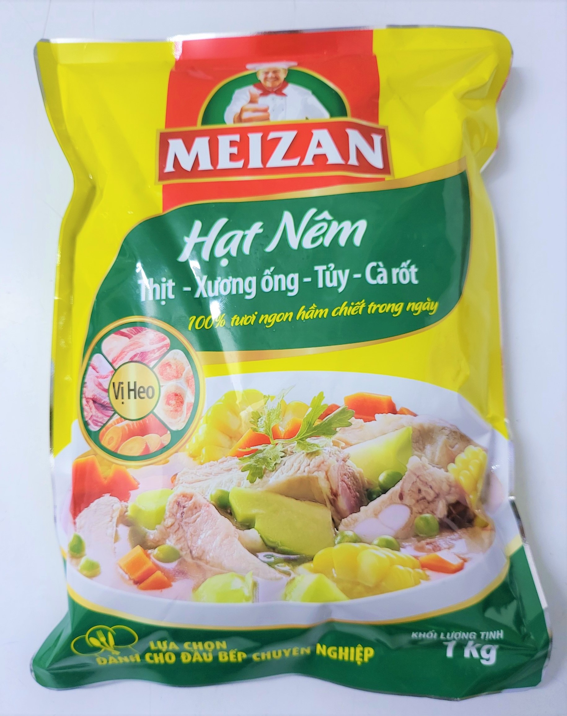 Gói 1 Kg - HẠT NÊM THỊT HEO MEIZAN Pork Seasoning