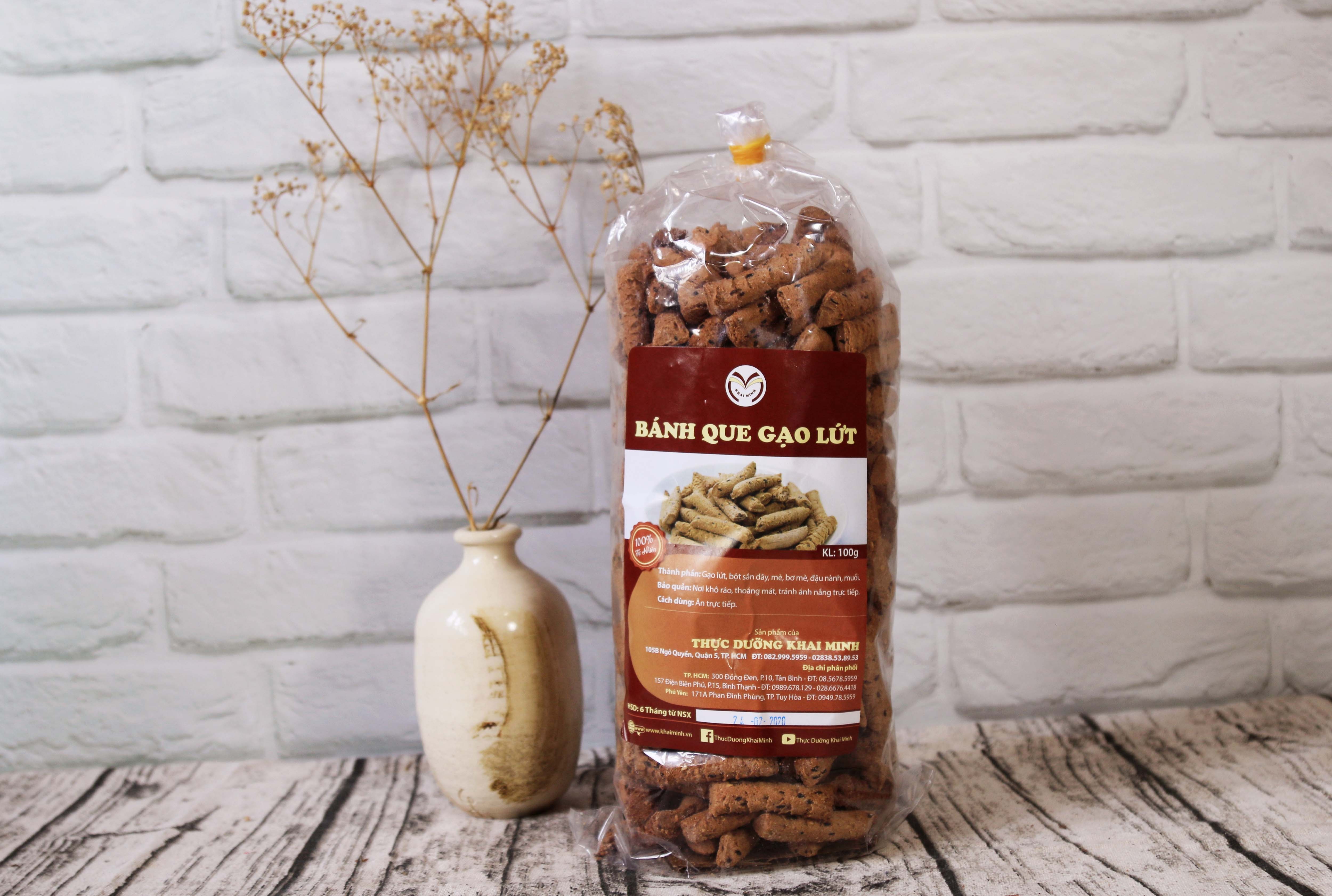 BÁNH QUE GẠO LỨT - 1 KG - CỬA HÀNG THỰC DƯỠNG KHAI MINH CHÍNH HÃNG