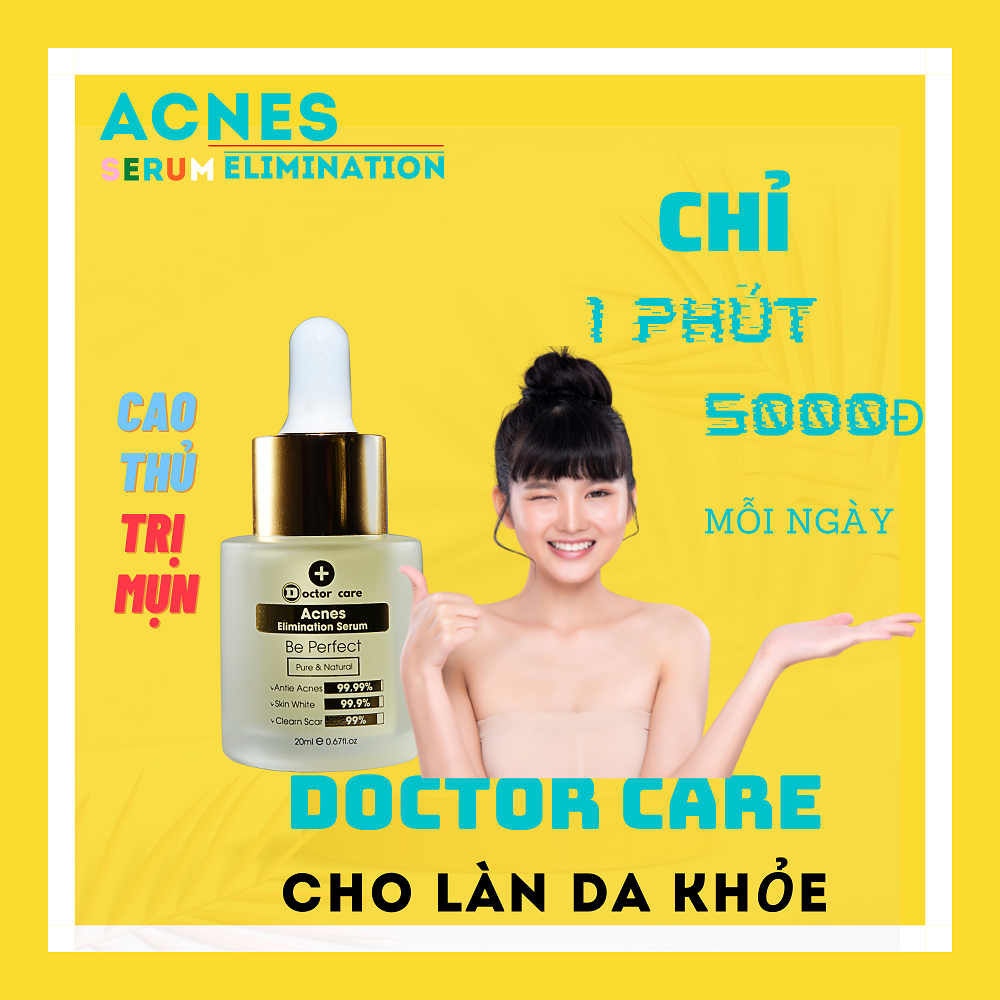 Serum Đặc Trị Mụn TRẮNG DA LIỀN SẸO NHANH  Doctor Care-Serum Đặc Trị Mụn ẩn ,mụn đầu đen cho da dầu