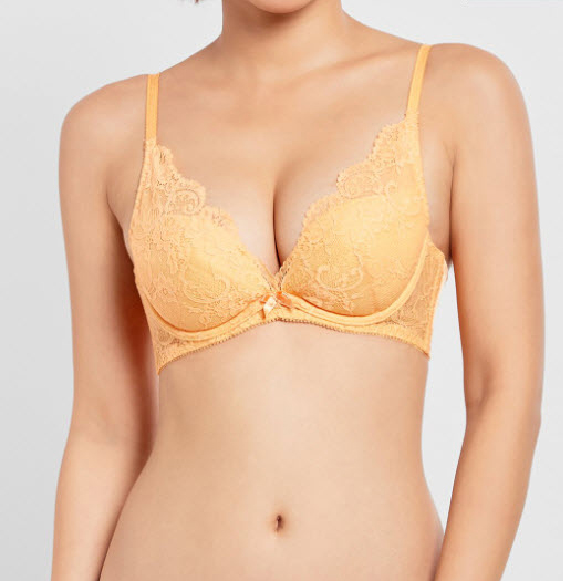 [HCM]Áo Triumph Aqua Flower WHU DV 16-8169 Khoét Cổ Sâu Chữ V Có Túi Nước Nâng Ngực Có Thể Tháo Rời