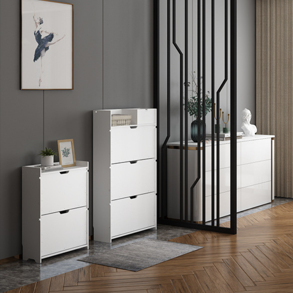 Tủ Giày Dép Nhựa Cao Cấp Thông Minh Cánh Lật Kháng Nước Tuyệt Đối