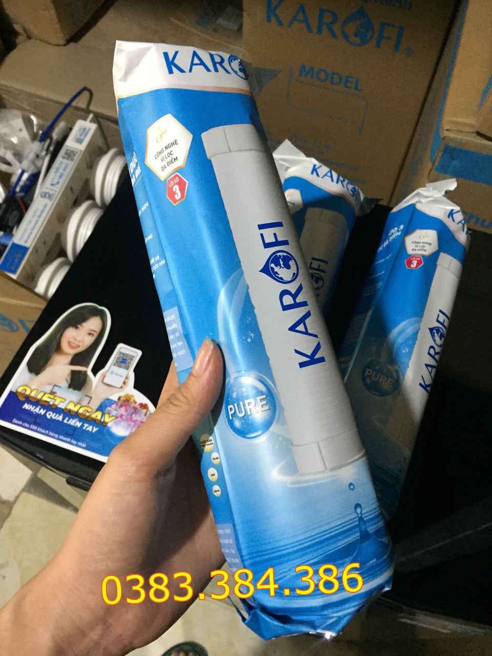 Lõi lọc nước số 3 karofi - lõi pp 1 micron