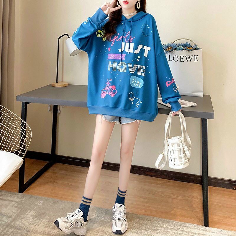 ÁO KHOÁC NỮ - ÁO KHOÁC HOODIE UNISEX TAY DÀI BÓ CHUN HOT HIT MŨ LIỀN CÓ DÂY RÚT THÍCH HỢP ĐI CHƠI ĐI HỌC