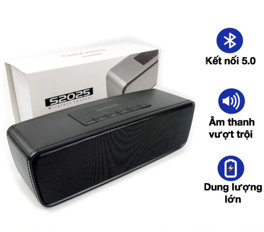 Loa S2025 Mẫu Mới Âm Thanh Cực Hay Hỗ Trợ Fm Thẻ Nhớ Usb Jack 3.5 Loa Bluetooth Soundlinks Min Siêu Bass Nghe Nhạc Cực Chất Bảo Hành 12 Tháng