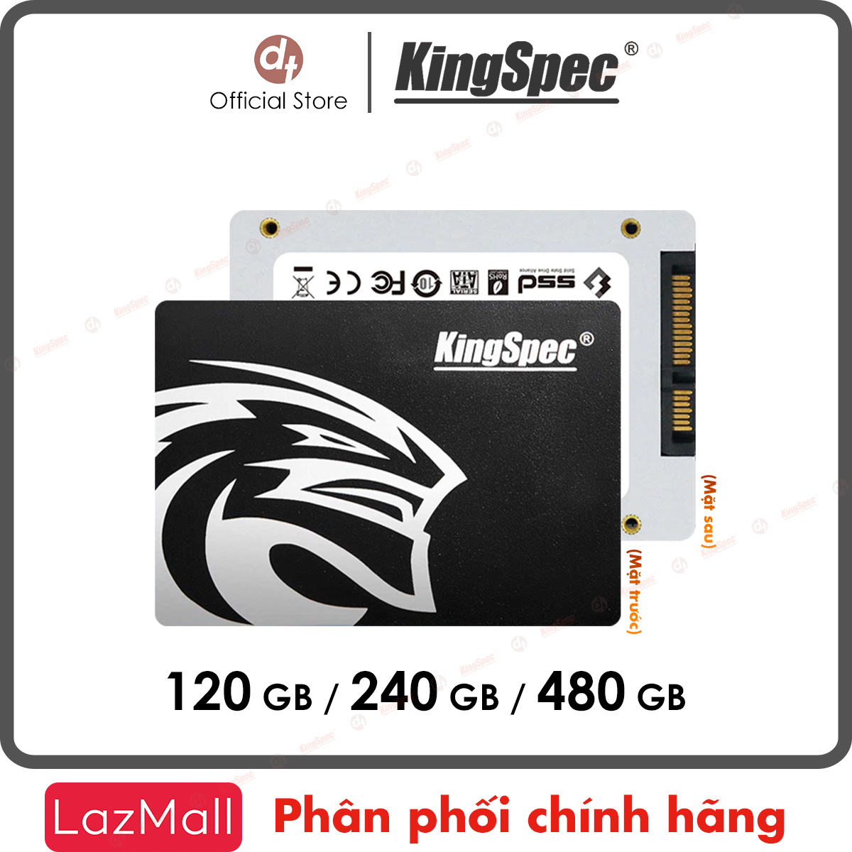 Ổ cứng SSD KingSpec 120GB / 240GB / 480GB SATA 2.5 | P4 - Hàng Chính Hãng