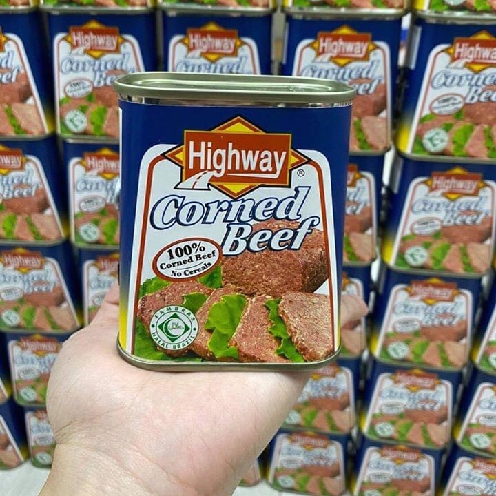 ????thịt bò đóng hộp highway corned beef