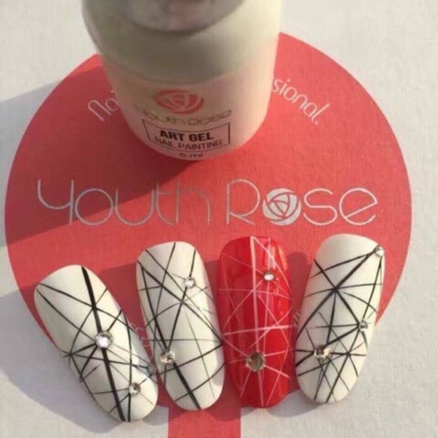 Cọ nét gel rose Phụ kiện Nail