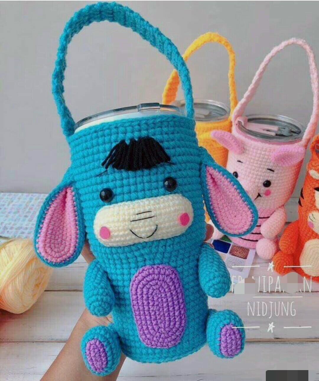 [HCM]phụ kiên TÚI ĐỰNG LY YETI 900ml Chú ý SP  ko bao gồm ly  ( hàng móc len handmade)