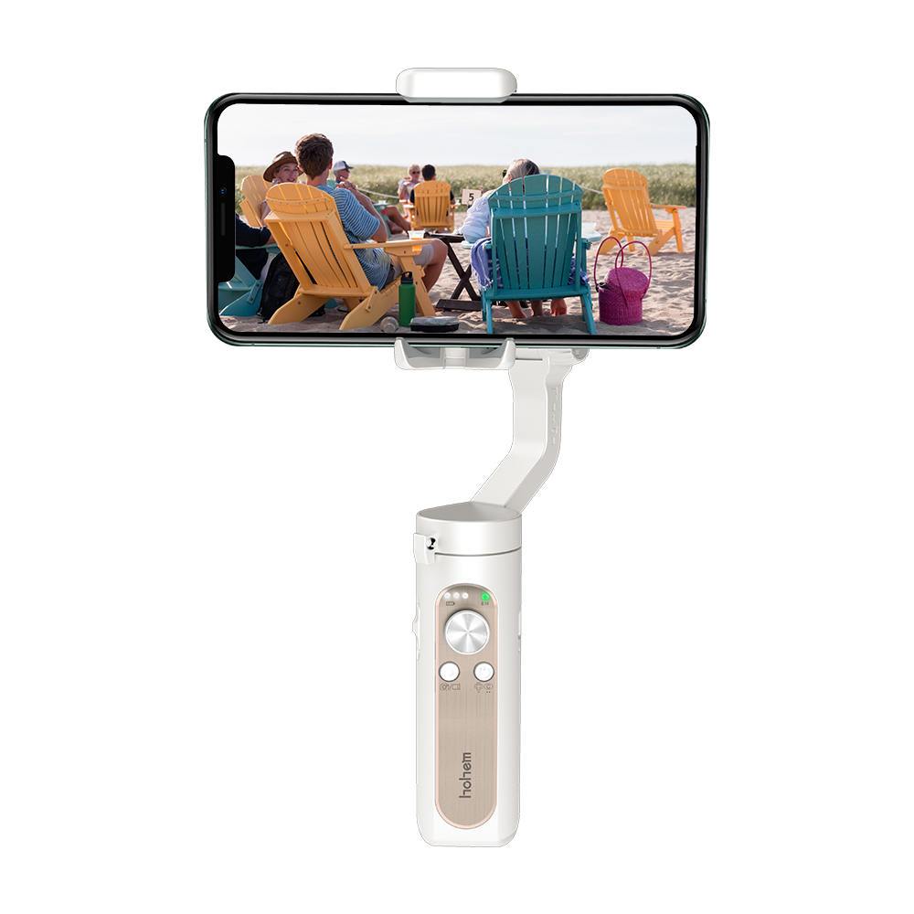 Hohem iSteady X - Gimbal chống rung nhỏ gọn, siêu nhẹ cho điện thoại, nhận diện khuôn mặt, tự động lấy nét, hoạt động 8 giờ