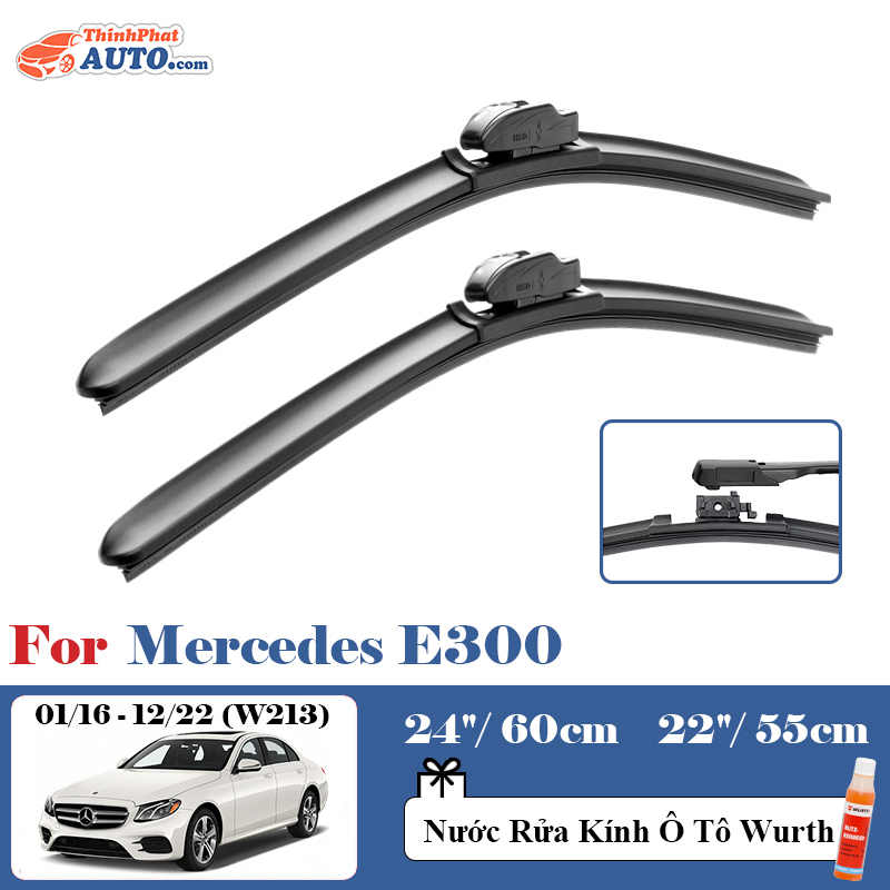 Gạt mưa xe mercedes e300 silicone