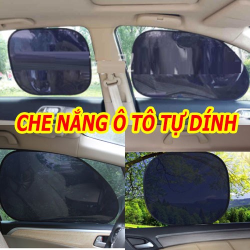 Tấm chắn nắng silicon dày dặn cho xe ô tô tự hút cố định, miếng che nắng cách nhiệt cửa xe hơi làm mát cao cấp