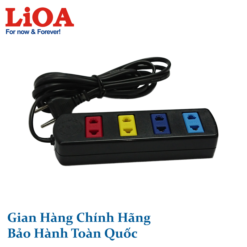 Ổ cắm điện lioa 4 ổ cắm dây 3 mét