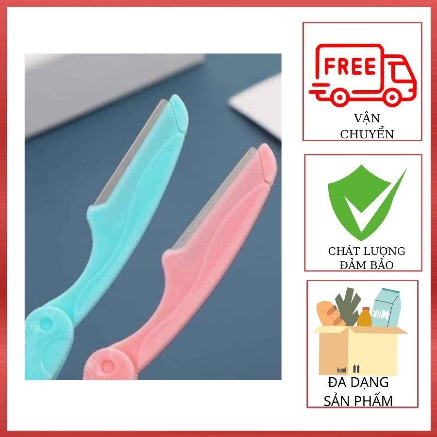 Bộ dao cạo, tỉa lông mày, chân mày tóc mái tiện lợi