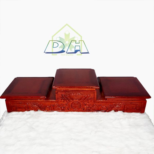 Kệ đôn gỗ 3 tầng để bát hương Đế bát nhang gỗ 3 tầng