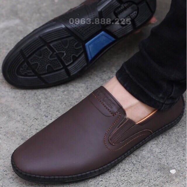 GIẦY LƯỜI NAM BOSS CHẤT DA SIÊU ĐẸP