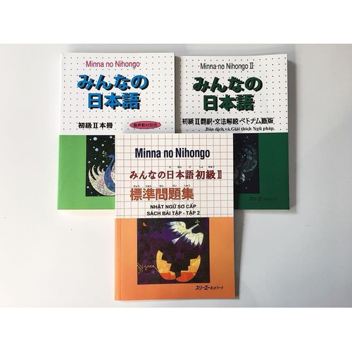 Sách - combo minna no nihongo sơ cấp 2 - dành cho trình độ n4