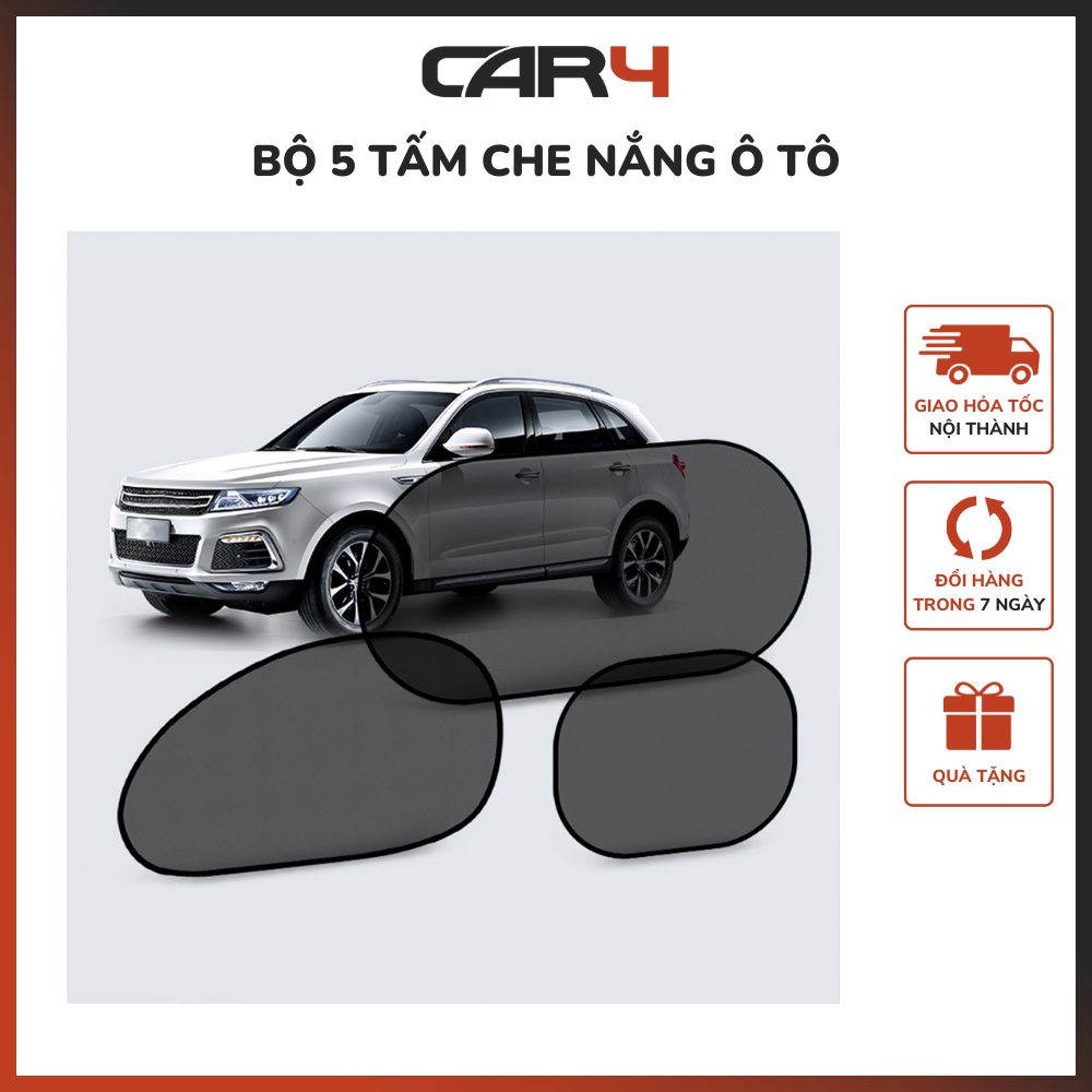Che nắng ô tô bộ 5 tấm chắn nắng Car4 -