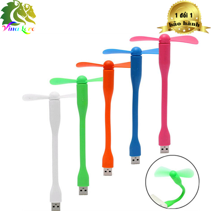 Quạt usb Mini 2 cánh uốn dẻo cực mát - Quạt 2 Cánh Rời cổng USB