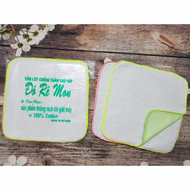 10 lót đô rê mon chống thấm 2 lớp cho bé / 10 lót chống thấm do re mon