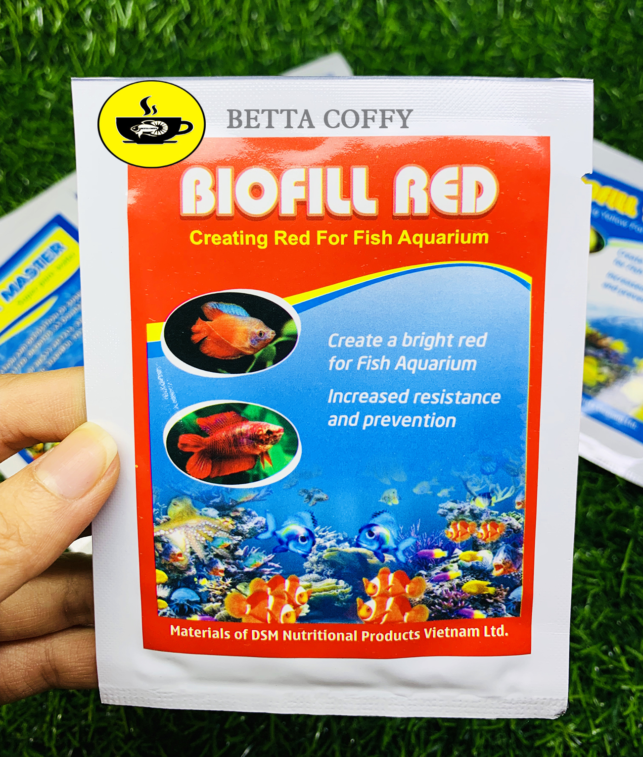 Chất tạo màu cho cá cảnh biofill red - xem phân loại
