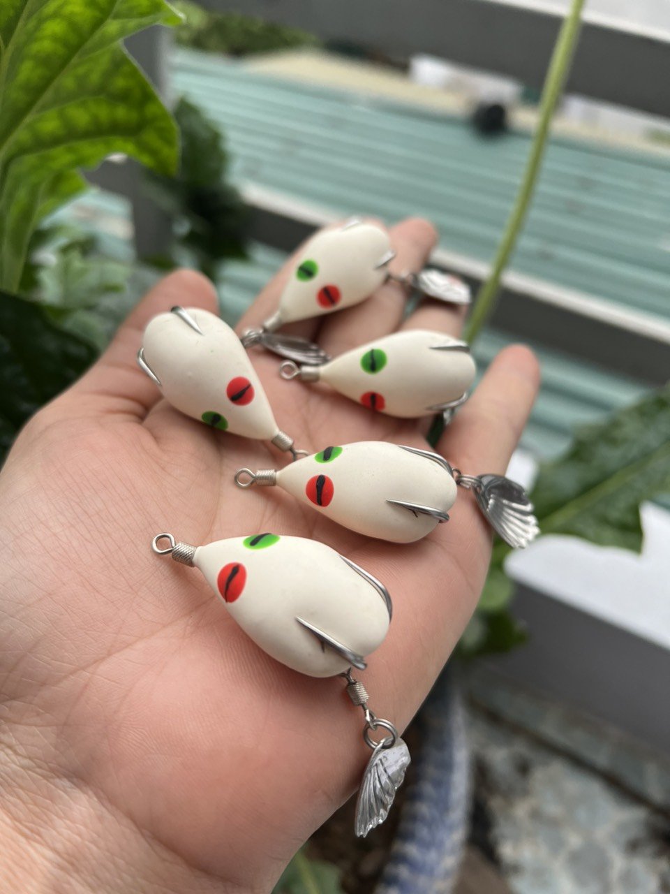 Mồi nhái hơi f35 lưỡi độ bán thủ công cao cấp - mng161