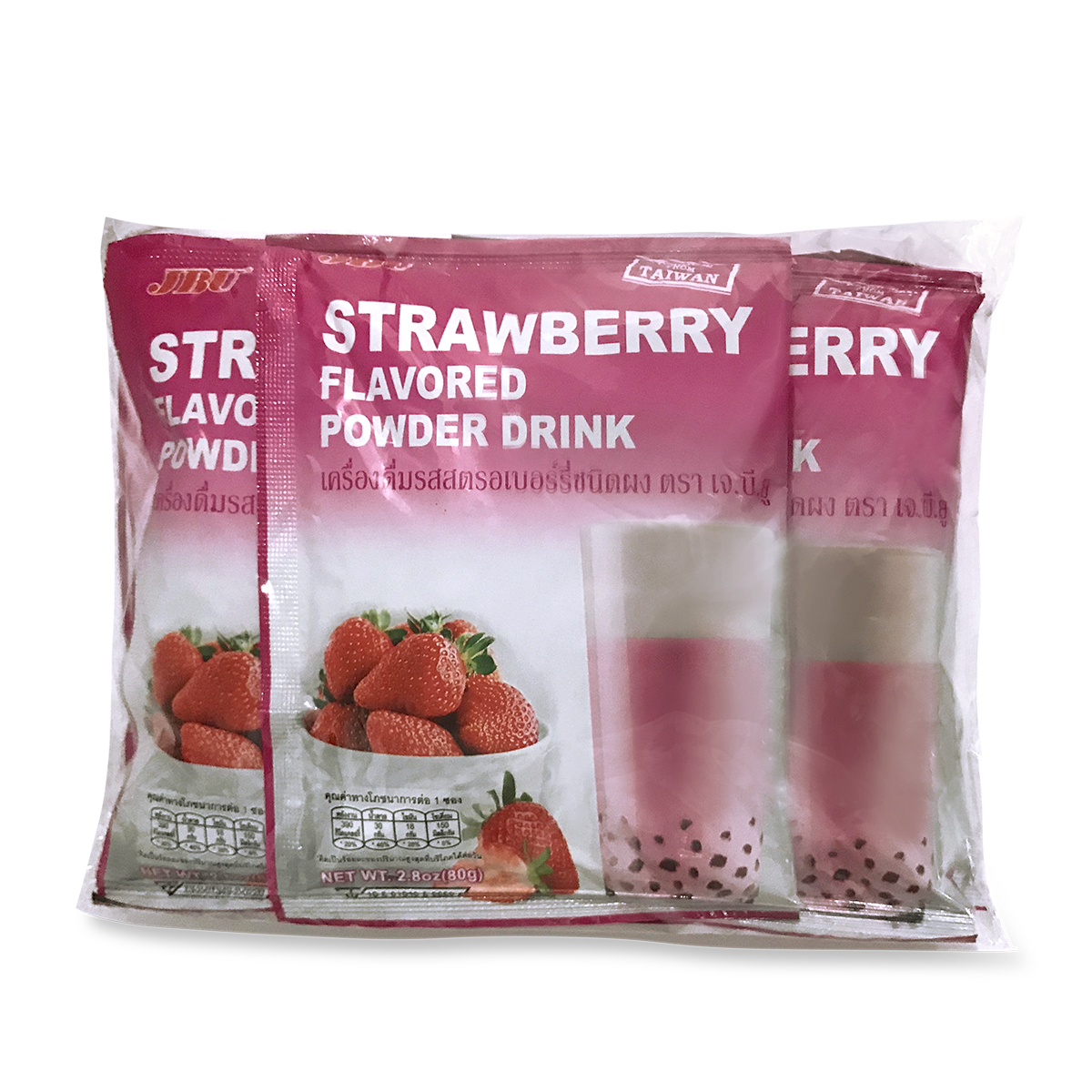 BỘT TRÀ SỮA PHA SẴN - BỘtT TRÀ SỮA UỐNG LIỀN JBU VỊ DÂU