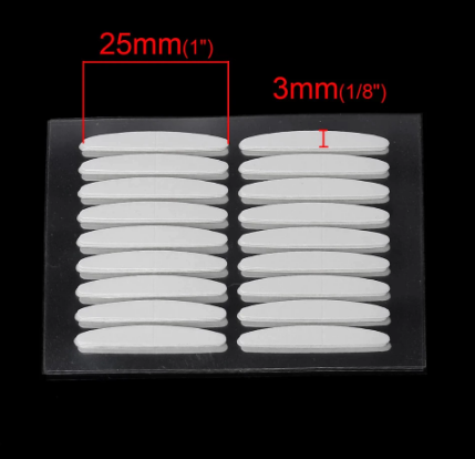 Miếng dán kích mí hai mặt tàng hình size L (270miếng-135cặp-15vĩ )