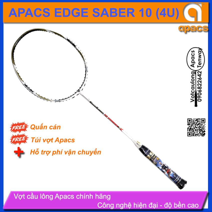 Vợt cầu lông Apacs Edge Saber 10 | Bạch mã hoàng tử cân bằng công thủ