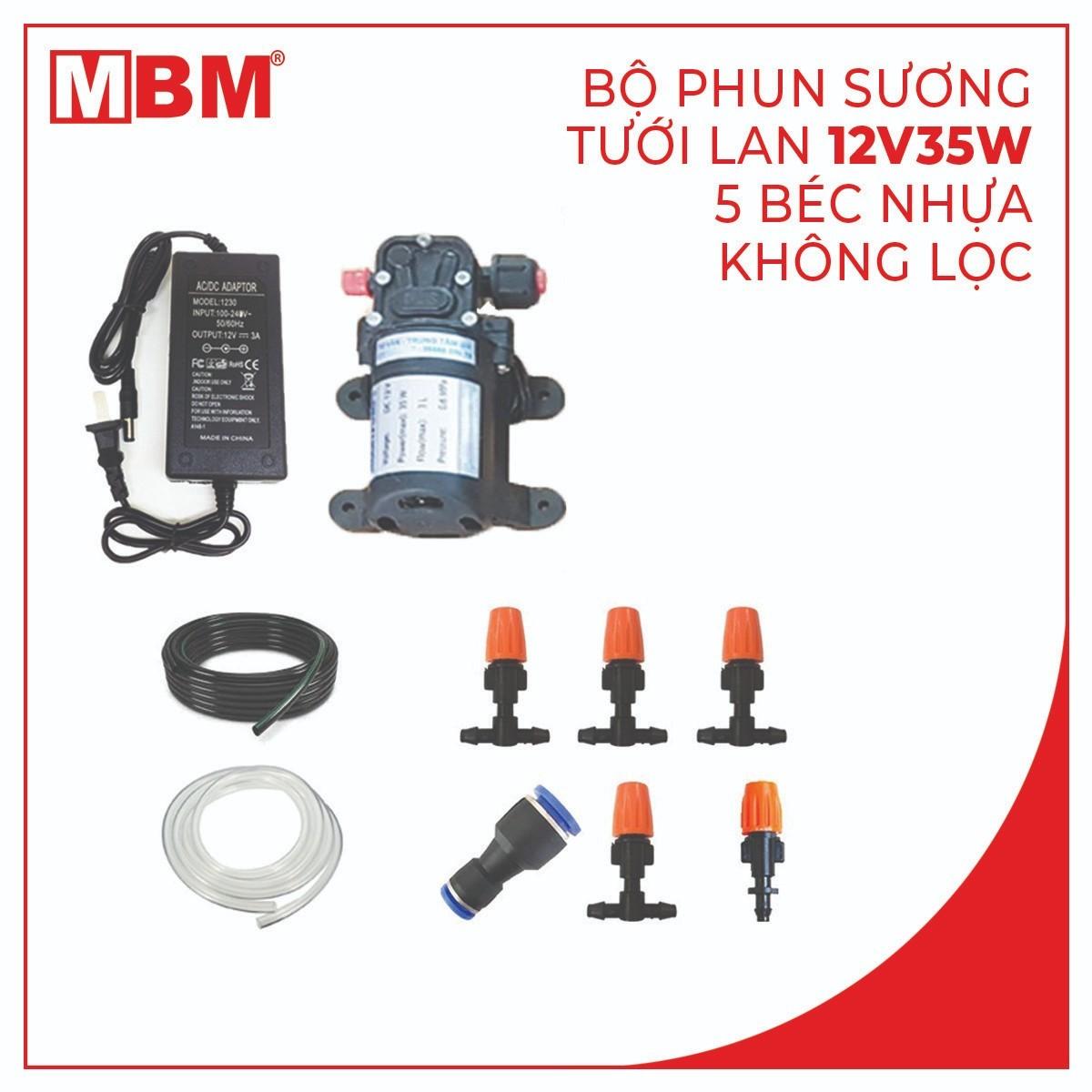 [HCM][SALEOFF]Bộ phun sương làm mát tưới lan 5 béc nhựa- 35W- không lọc-hệ thống làm mát-phun sương mái nhà-máy phun sương 12v-máy bơm mini-bộ phun sương đơn giản-MÁY BƠM TIỆN LỢI