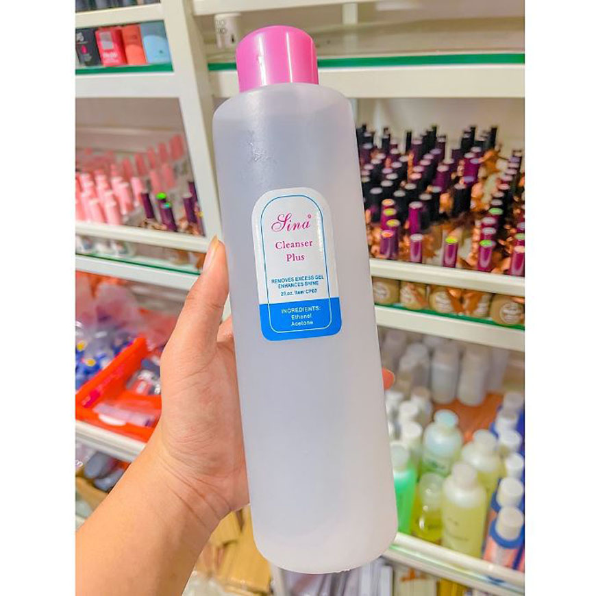 Nước Lau Gel Sina , Phá Gel Chai Lớn 1000ml Tiện dùng cho tiệm nail, đào tạo học viên Làm Móng Chuyên Nghiệp