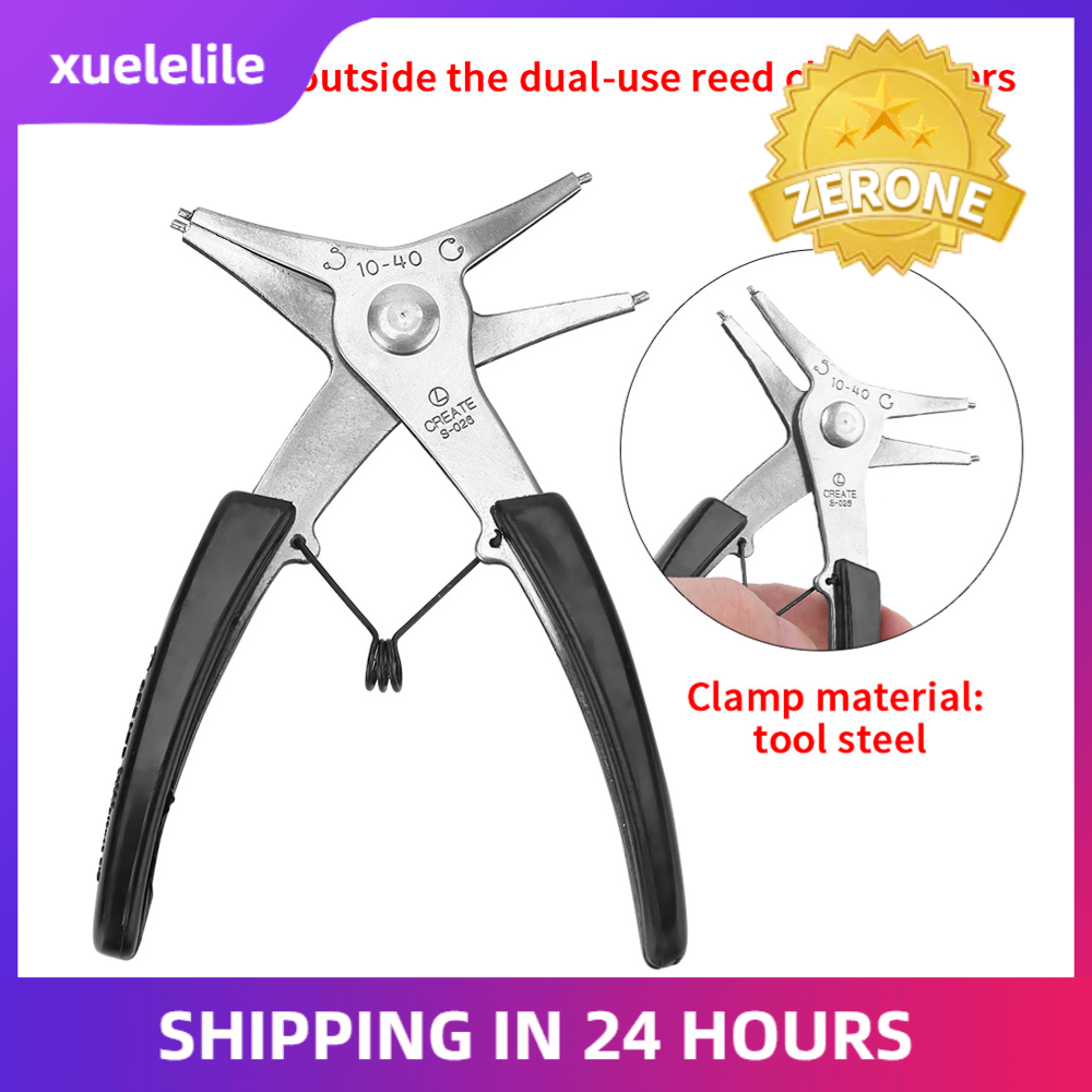 1 Cái Kìm Kẹp Tròn Hai Mục Đích Dụng Cụ Tháo Lắp Lại Cho Kìm Bấm Vòng Kìm Kẹp Vòng Trong Và Vòng Chụp Ngoài