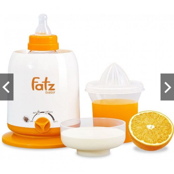 [Chính Hãng] Máy Hâm Nóng Sữa Và Thức Ăn 3 Chức Năng/ 4 Chức Năng FATZ (Màu Cam)