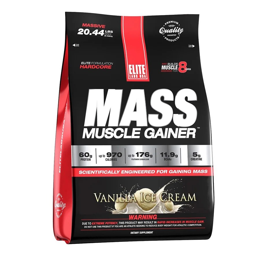 Mass Muscle Gainer - Sữa tăng cân tăng cơ vị Vani 20.44 lbs 9.275kg