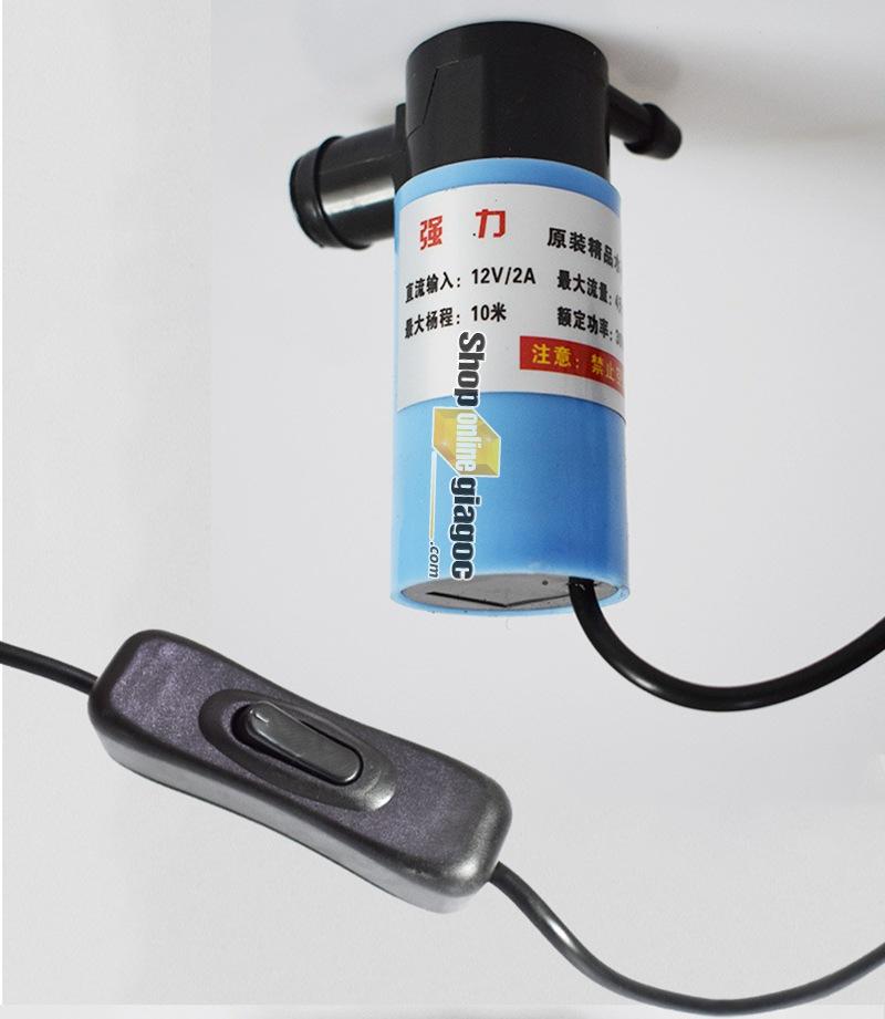 Máy bơm nước chống bụi cho máy cắt rãnh tường-Bơm mini 12V