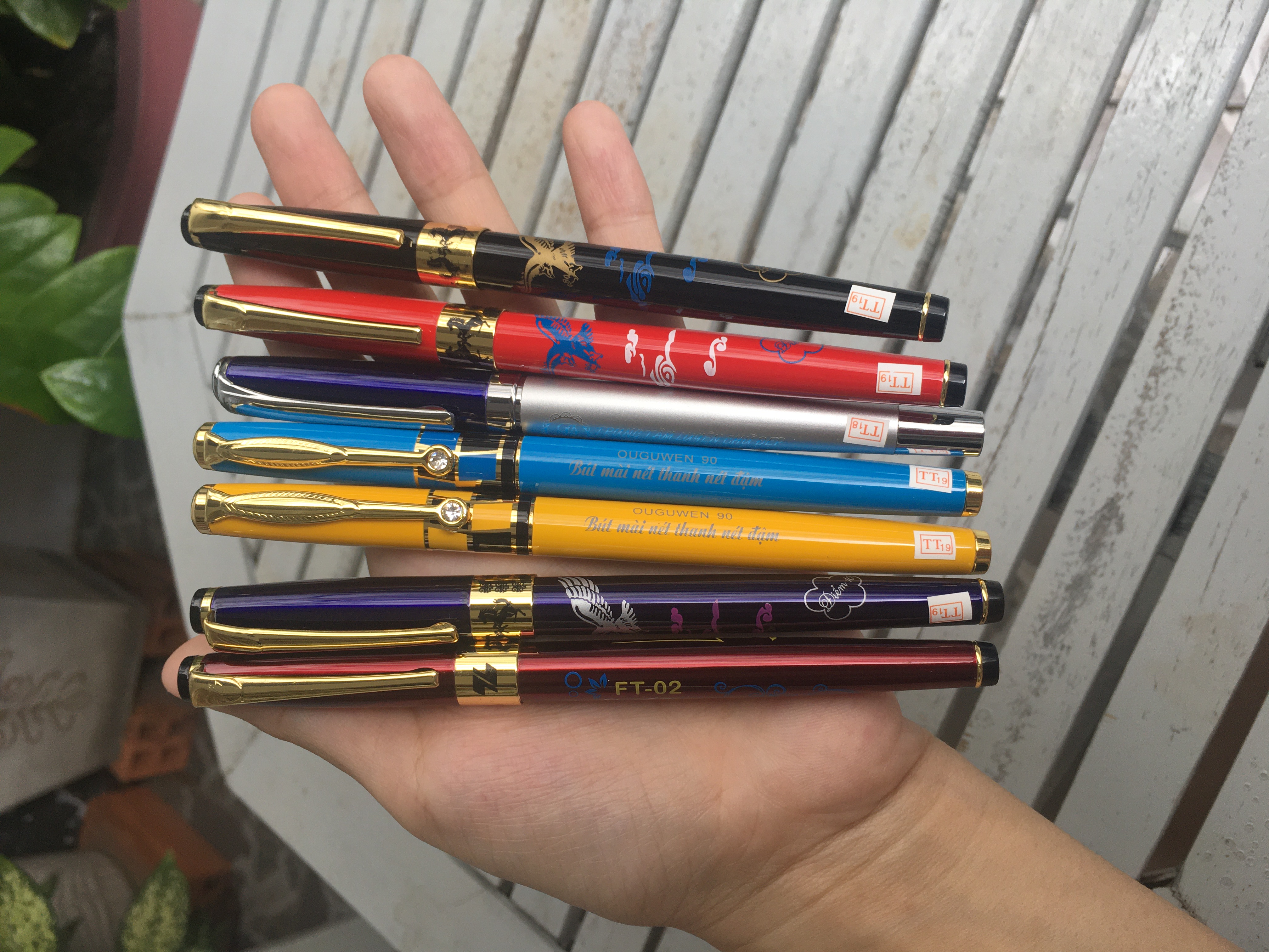 Combo 3 bút máy viết chữ đẹp nét thanh đậm dành cho bé luyện chữ đẹp